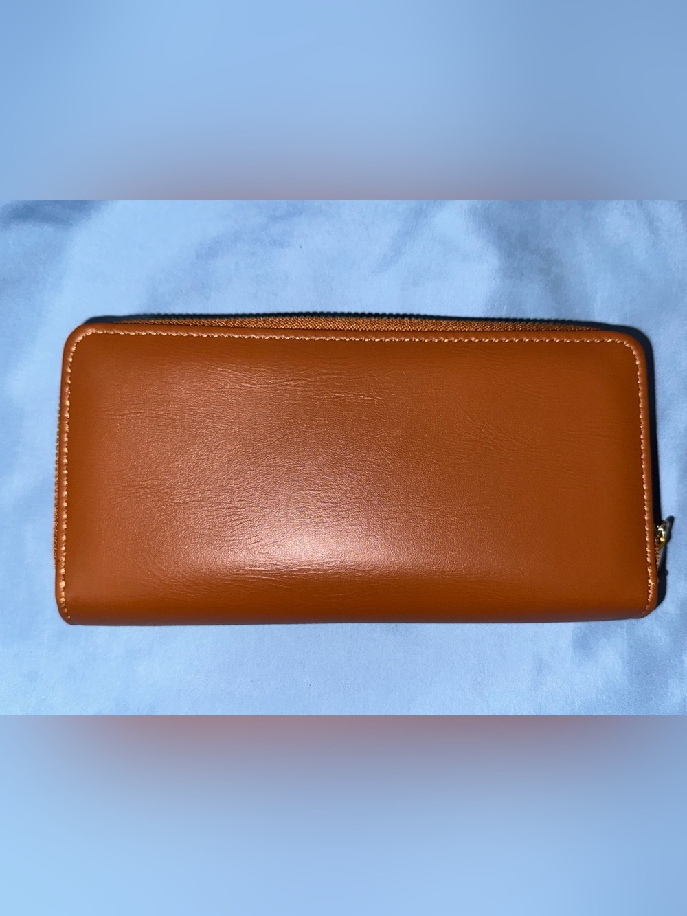 Tan Faux Leather Buckle Wallet - Picture 2 of 9